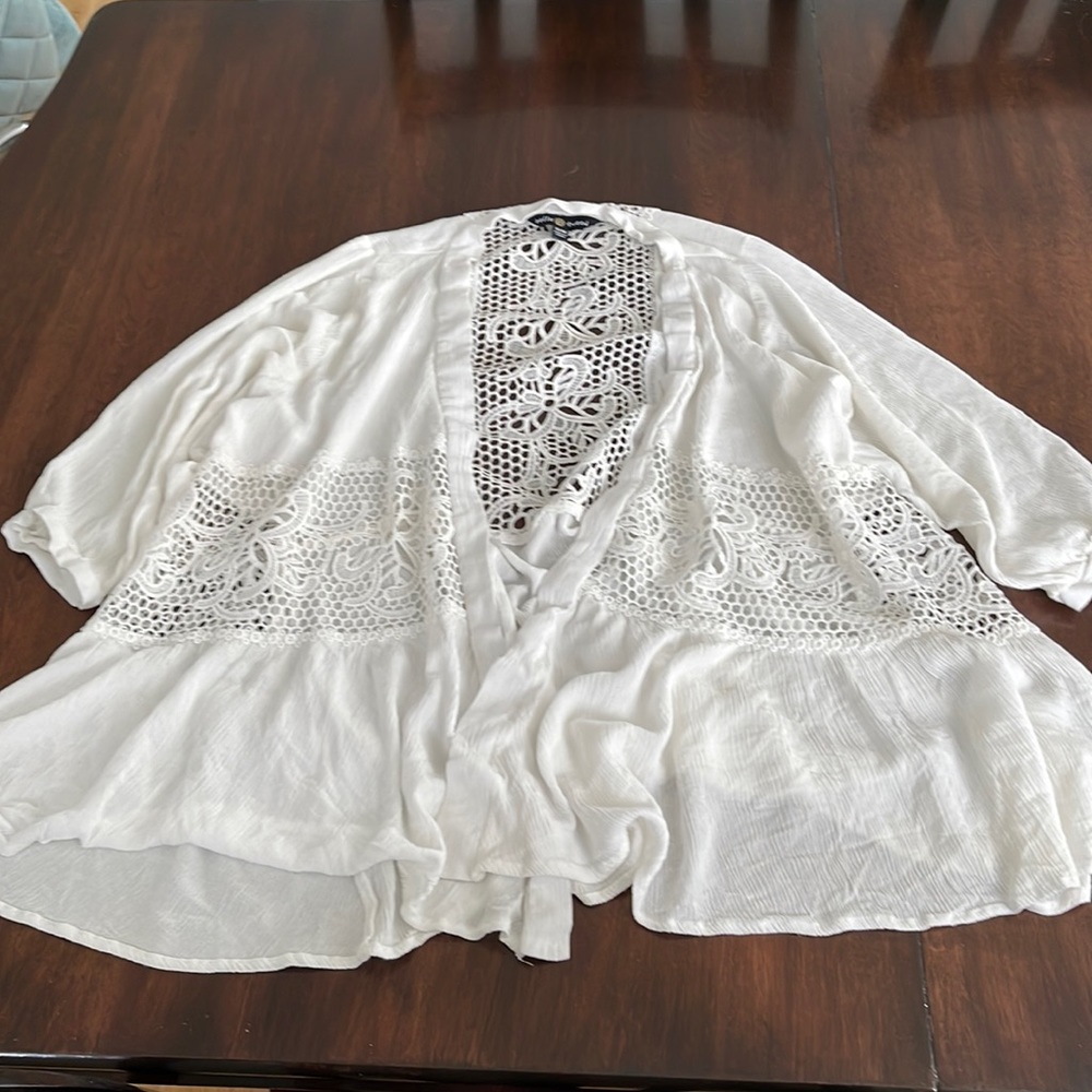 Size small medium cardigan beach cover-up